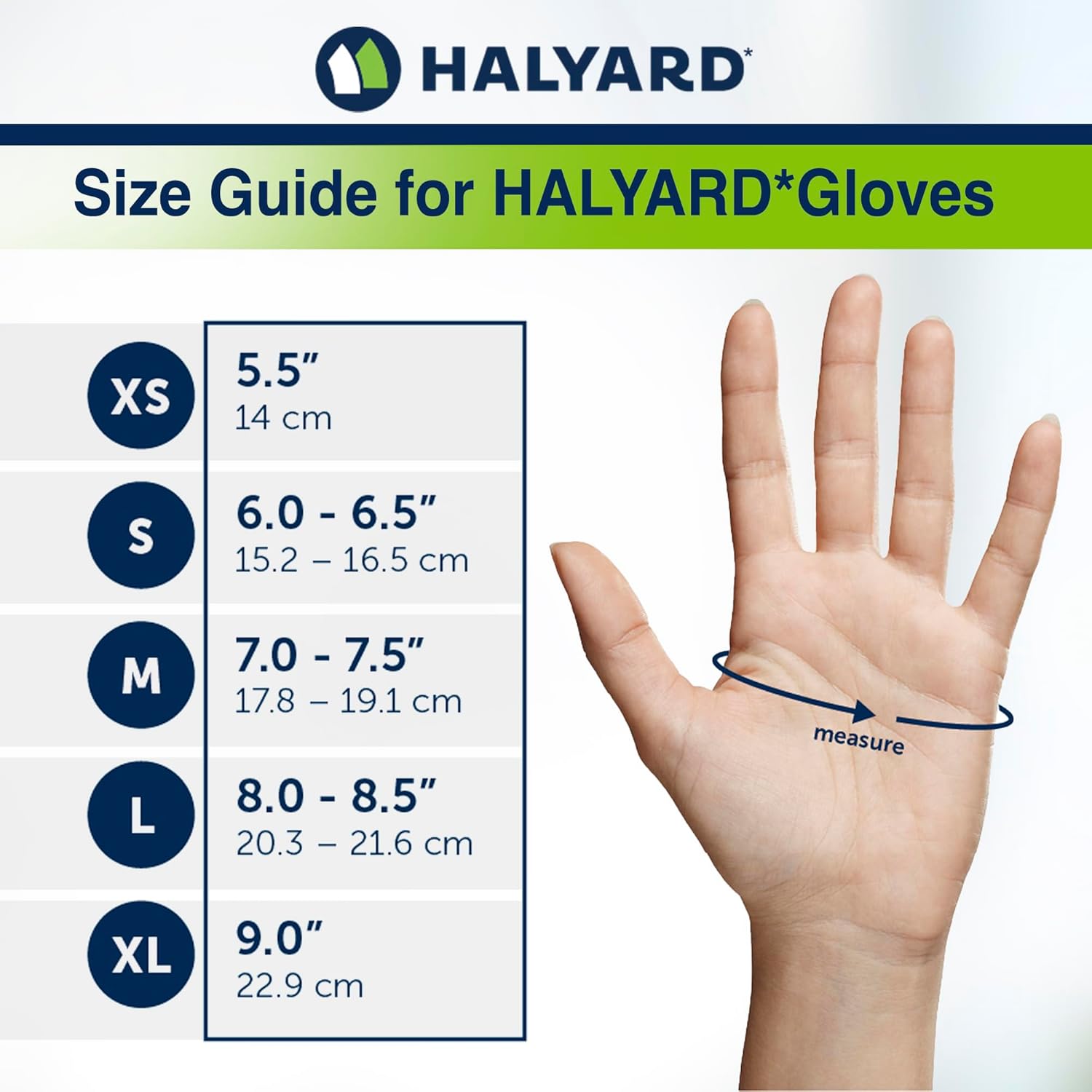 HALYARD Sterling SG Nitrile Powder-Free Exam Gloves Box of 250