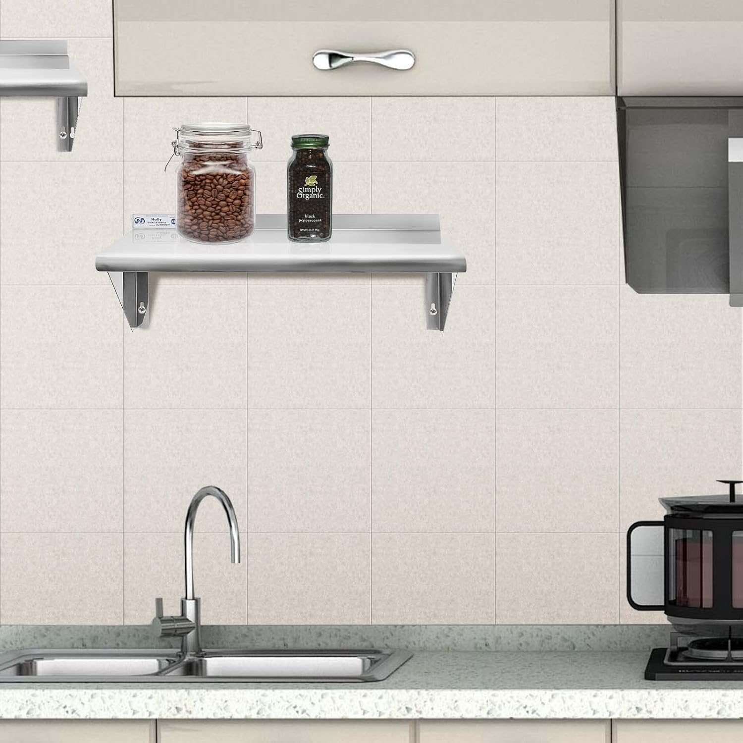 Hally Sinks Tables H 18x24 Inch Stainless Steel Shelf 300 lb