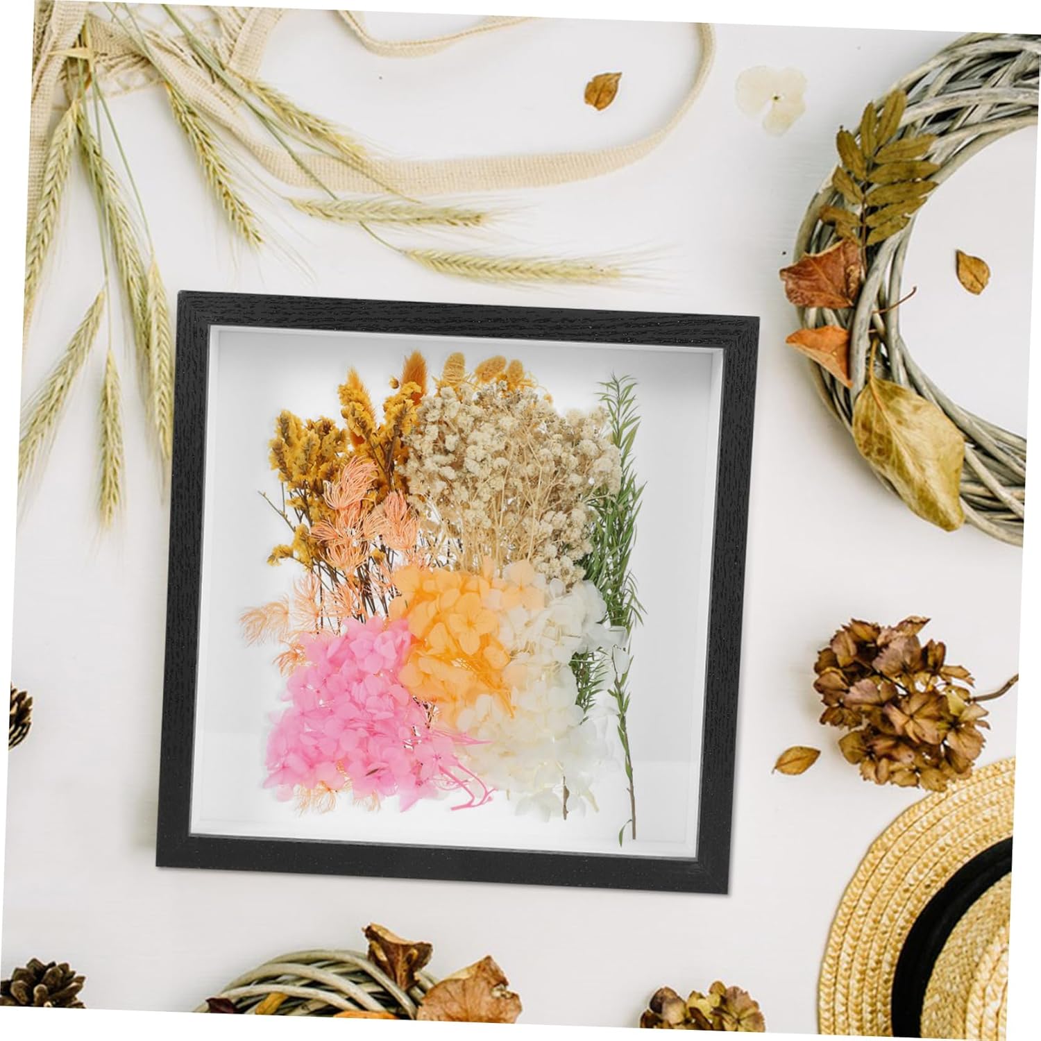 Dried Flower Display Frame for Home Decor and DIY Artwork