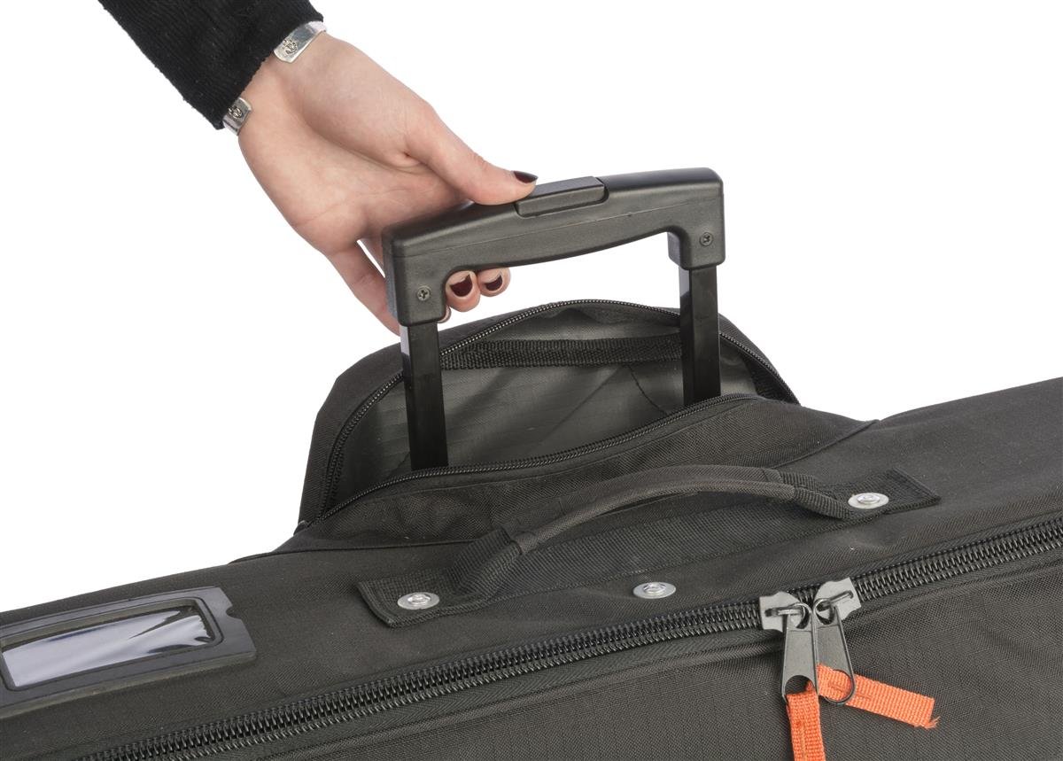 Displays2Go Portable Display Case With Twist Design 4 Shelves