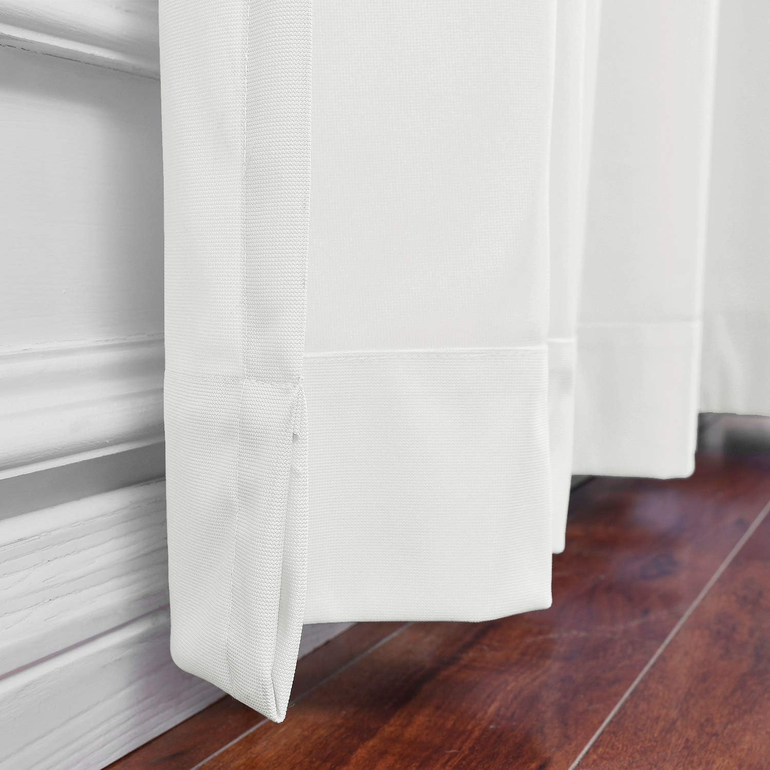 Macochico White Privacy Curtain for Medical Use 5ft x 8ft