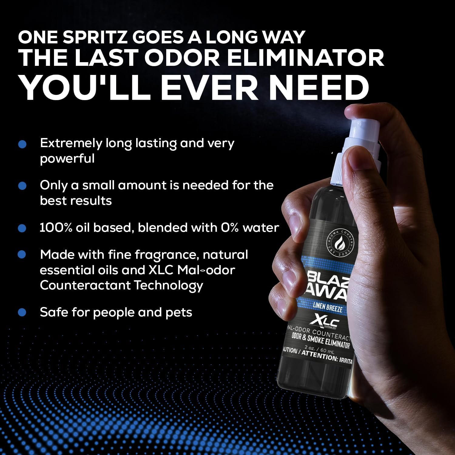 Blaze Away Commercial Air Freshener with Strong Odor Elimination