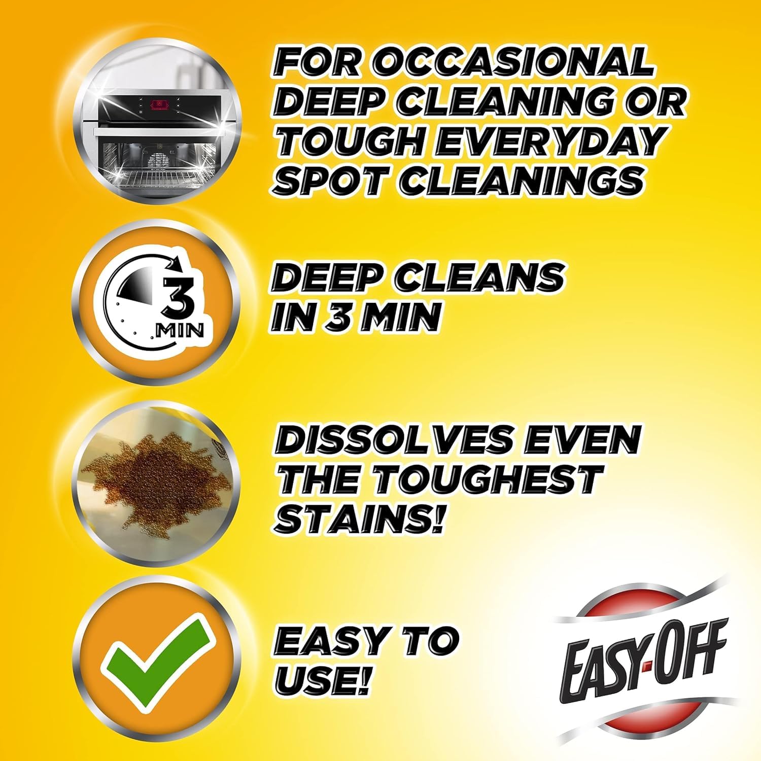 Easy-Off Professional Oven Grill Cleaner 144 Oz