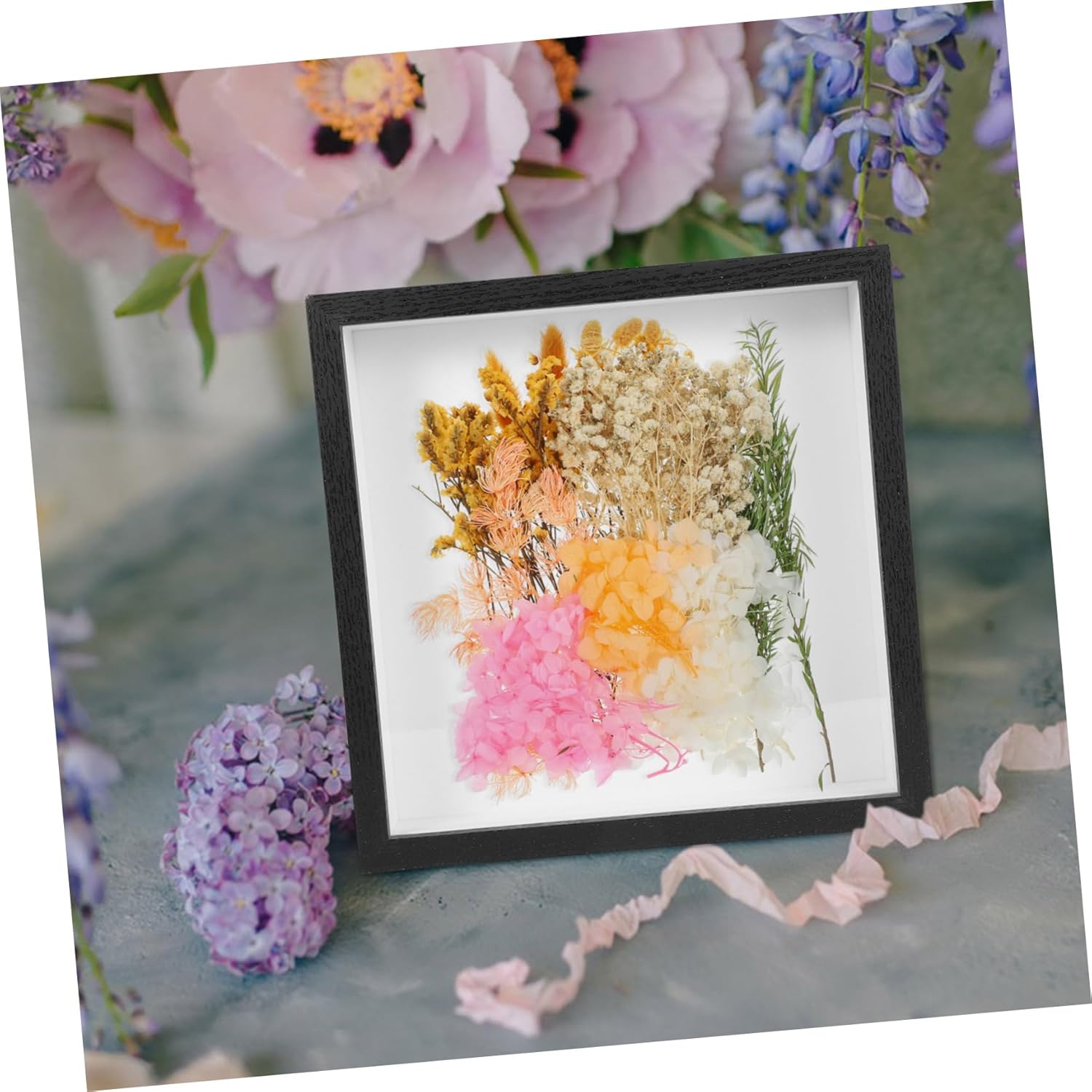 Dried Flower Display Frame for Home Decor and DIY Artwork