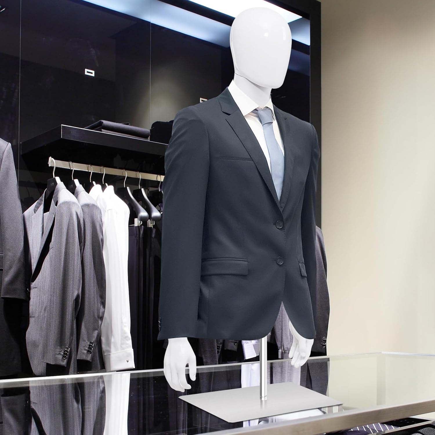 Goplus Male Mannequin Torso with Stand
