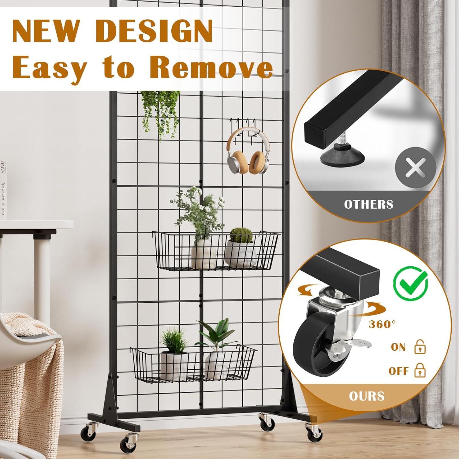 SPACECARE Gridwall Panel Display Stand 21x55 Feet