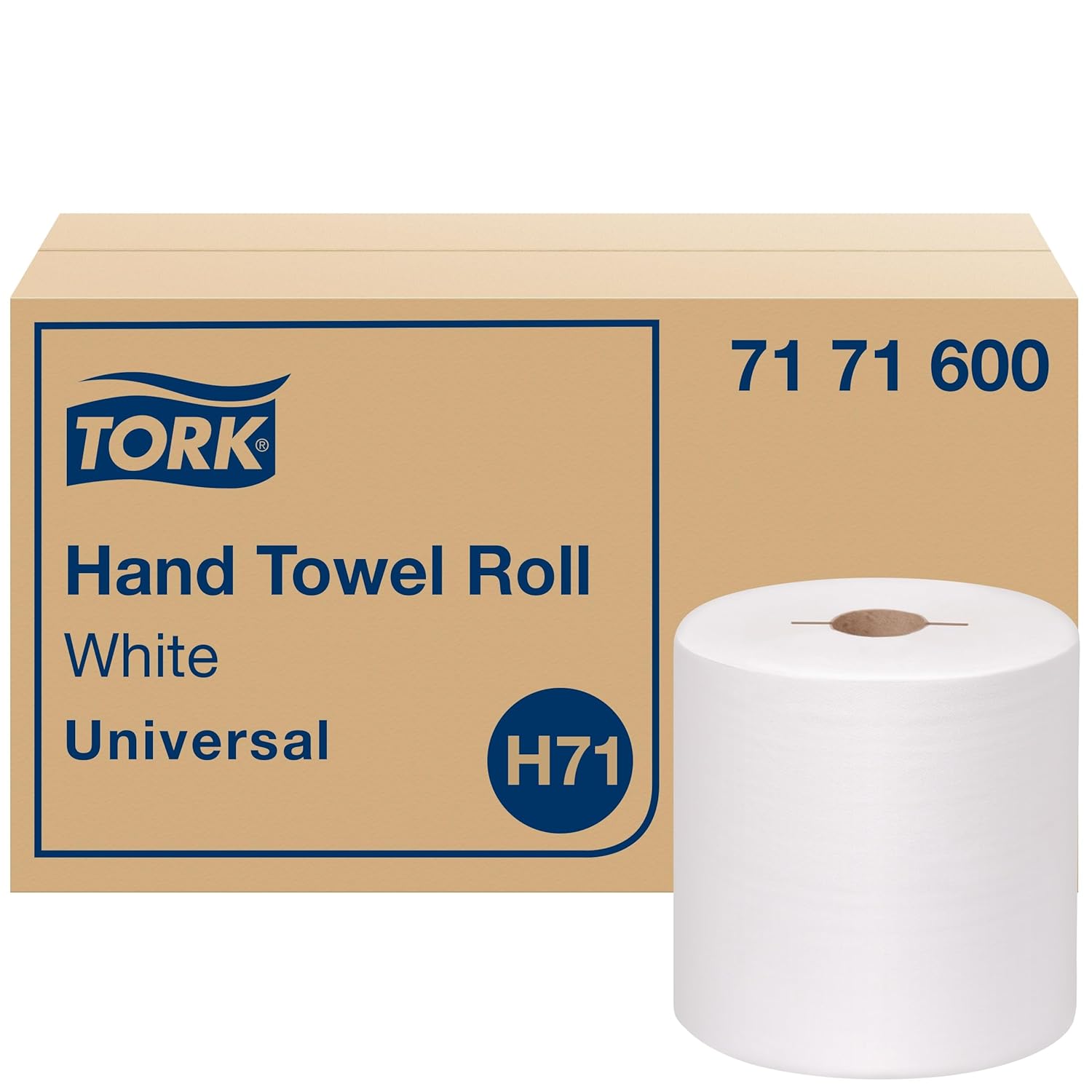 Tork Hand Towel Roll 630ft 100 Recycled 1-Ply 6 Rolls