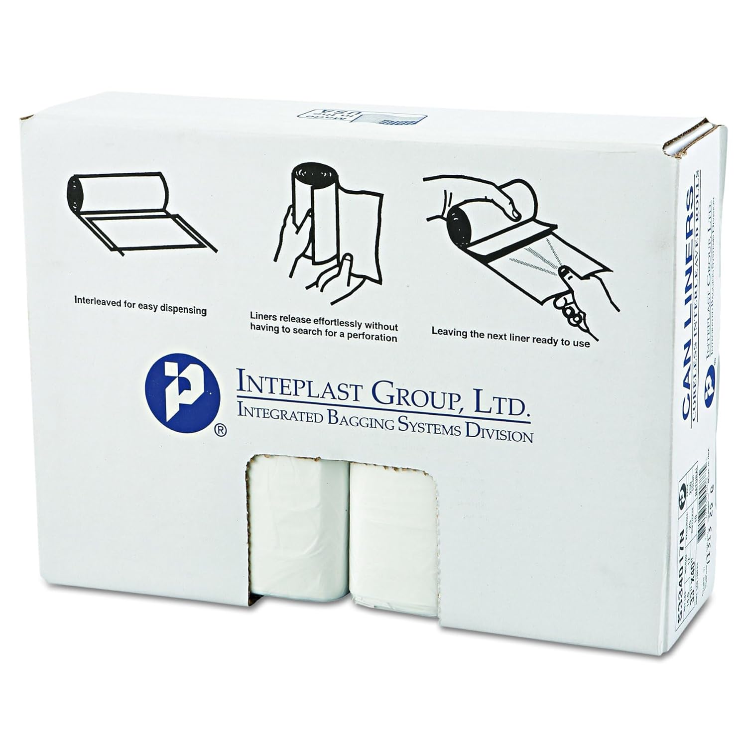 Inteplast McKesson Can Liners 33 Gallon 250 Count