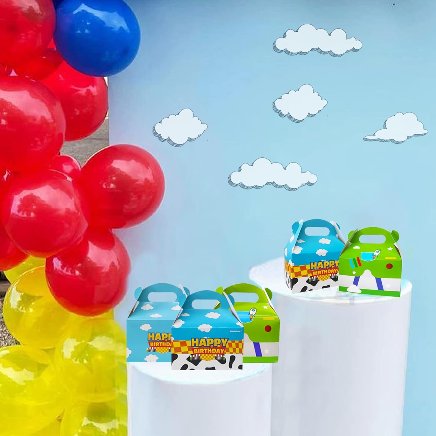 Nabenkalu Cartoon Story Party Boxes 15pcs Toy Gift Bags