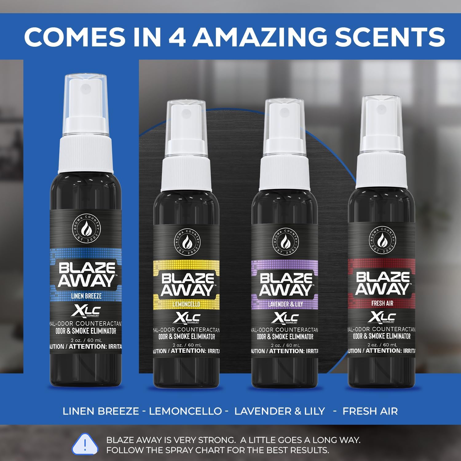 Blaze Away Commercial Air Freshener with Strong Odor Elimination
