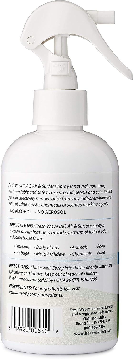 Fresh Wave IAQ Odor Eliminating Air Spray 8 Fl Oz
