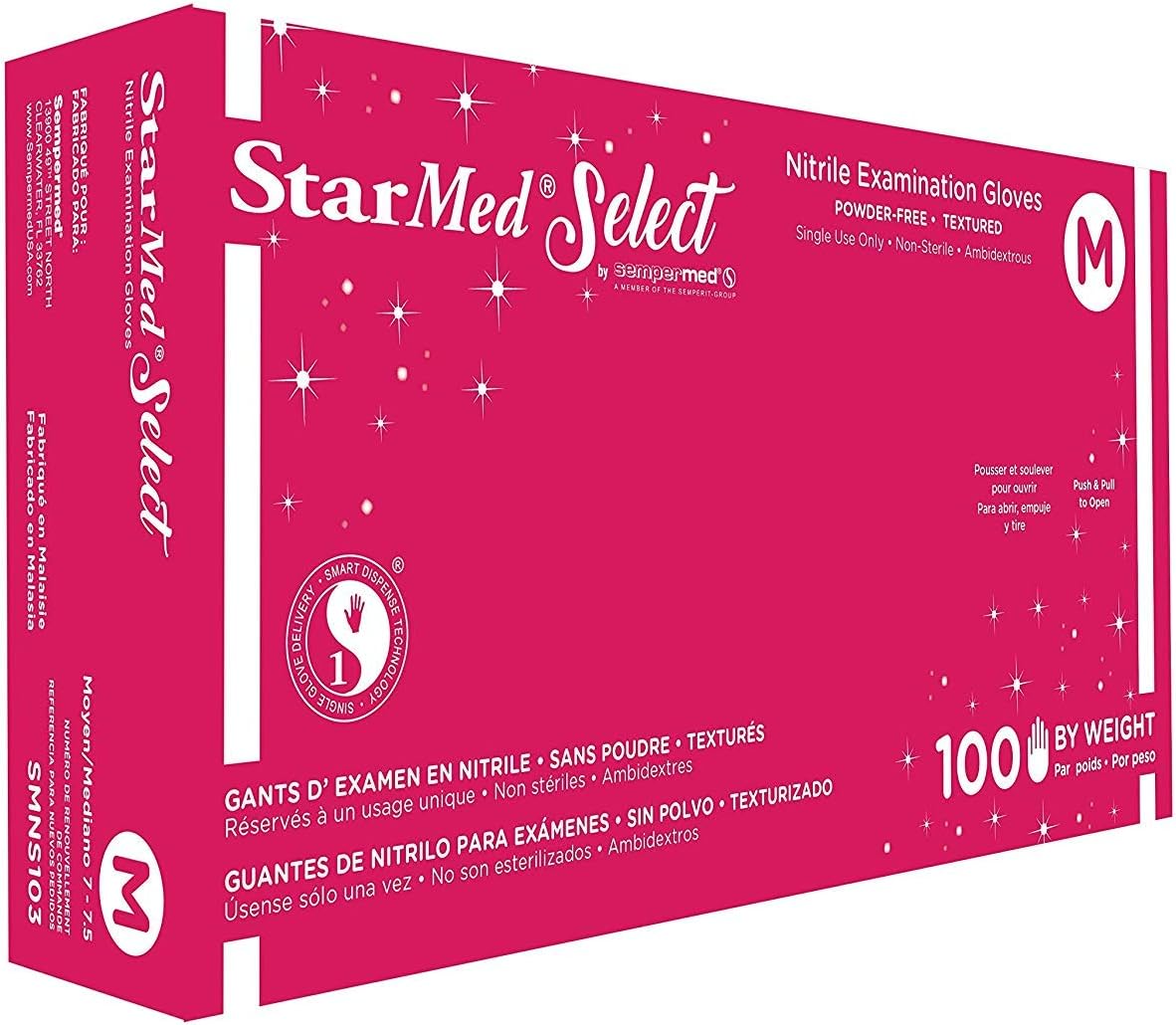 StarMed Select Medium Nitrile Exam Gloves
