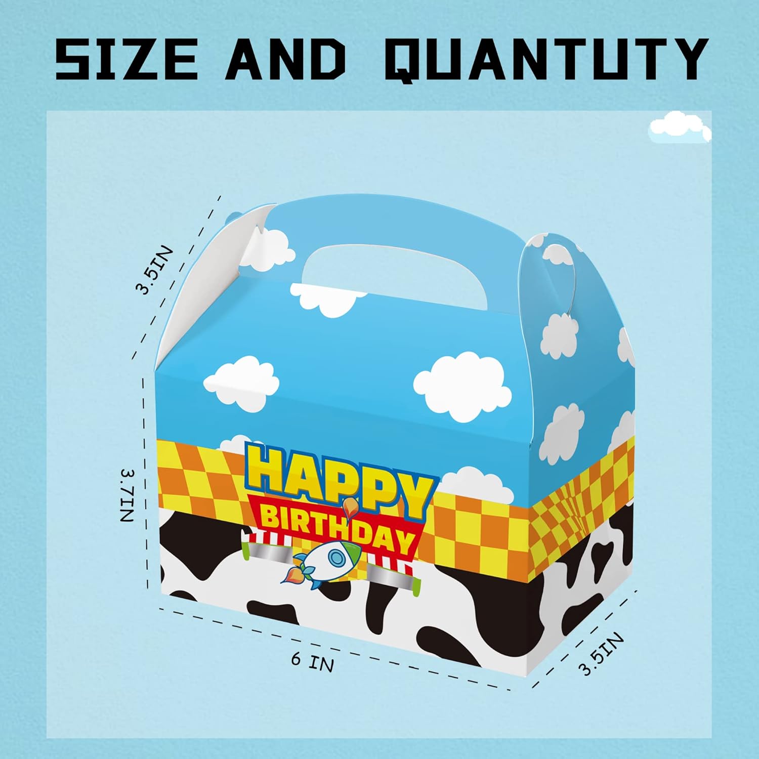 Nabenkalu Cartoon Story Party Boxes 15pcs Toy Gift Bags