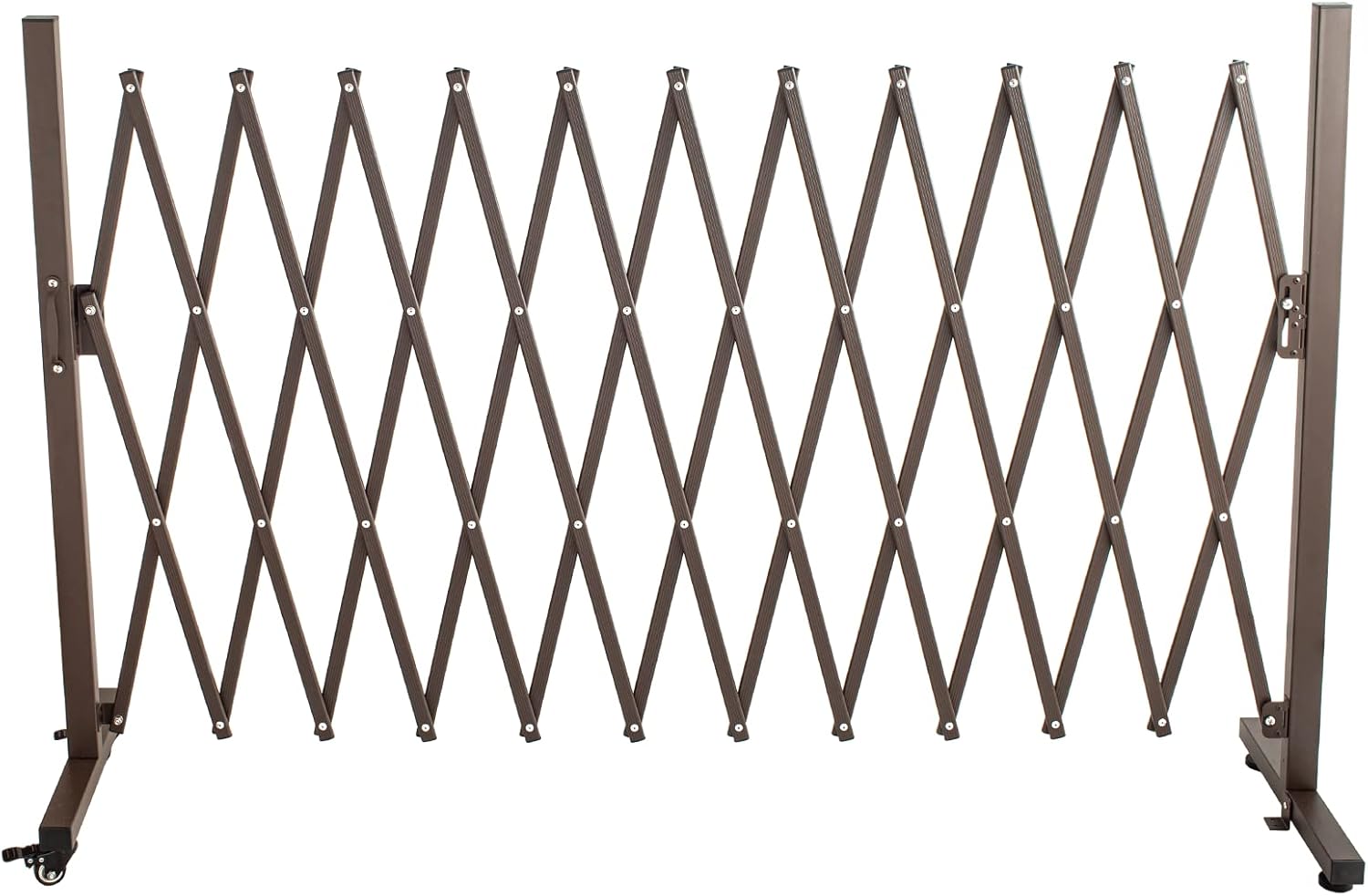 Aluminum Decorative Garden Fence with Casters