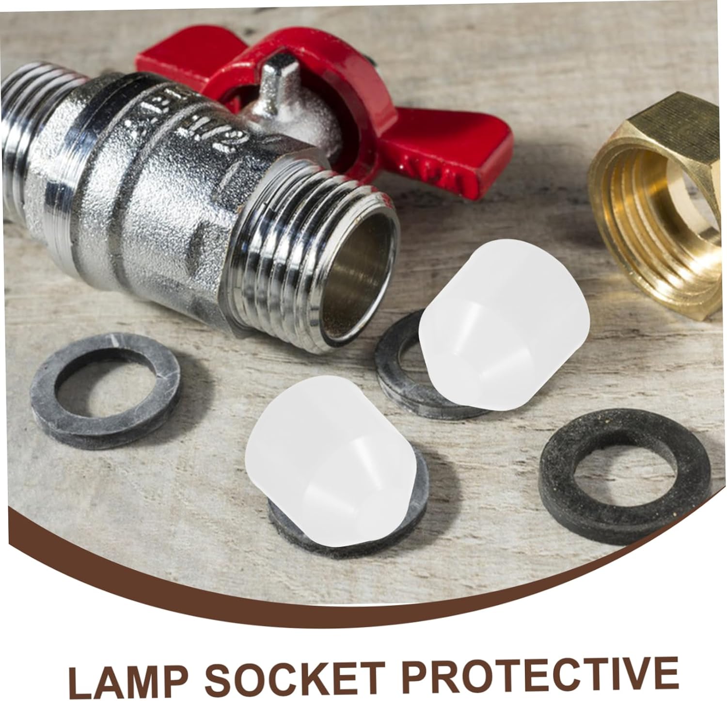 50pcs E27 Lamp Socket Decorative Cover Protector