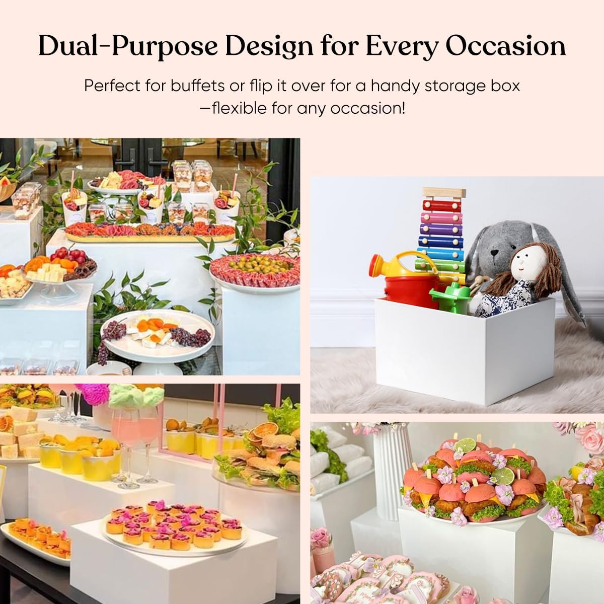 157 Extra Large Buffet Risers Display Stand