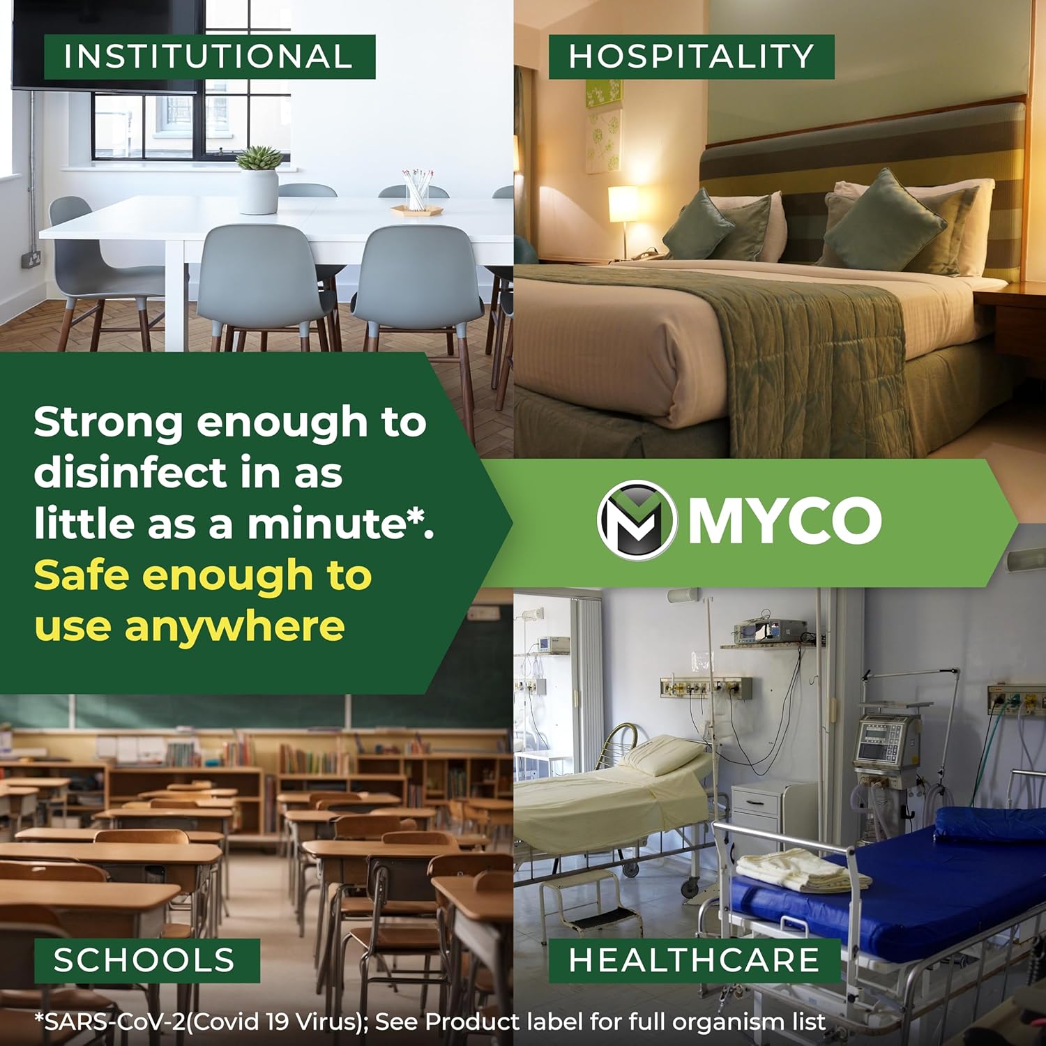 Express Chem Myco Botanical Disinfectant Cleaner - 4 Gallon