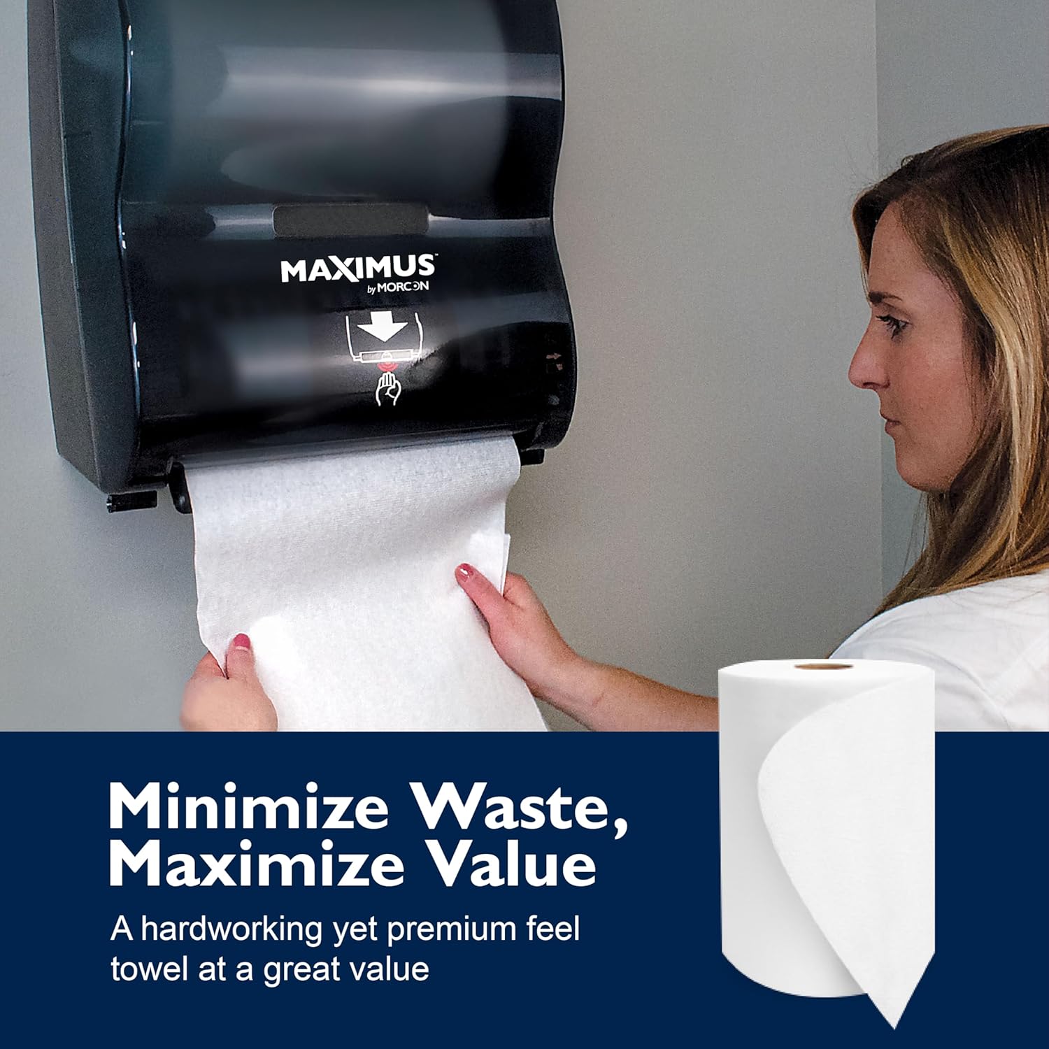 Maximus X1017 Premium 10 Inch Roll Paper Towels 6 Per Case