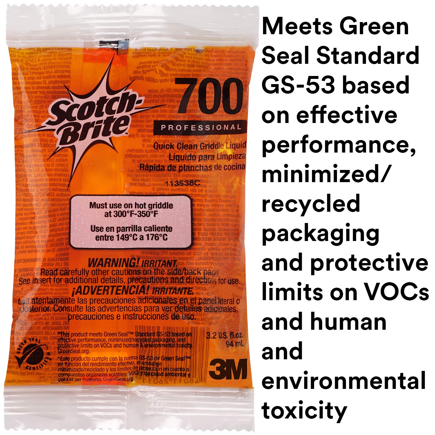 3M Scotch-Brite Griddle Cleaner Quick Clean Liquid 700-40