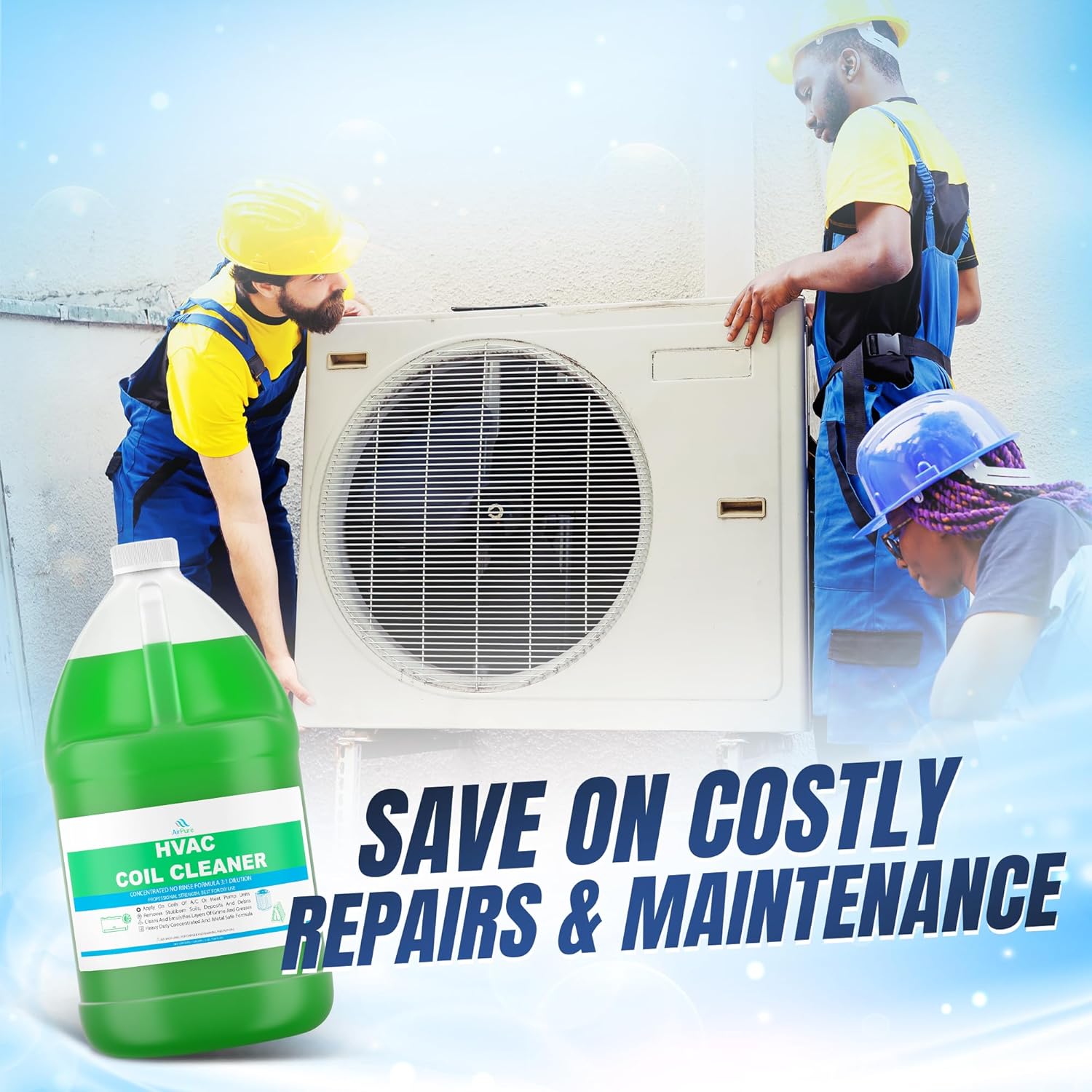 Air Pure Shop AC Evaporator Coil Cleaner 1 Gallon