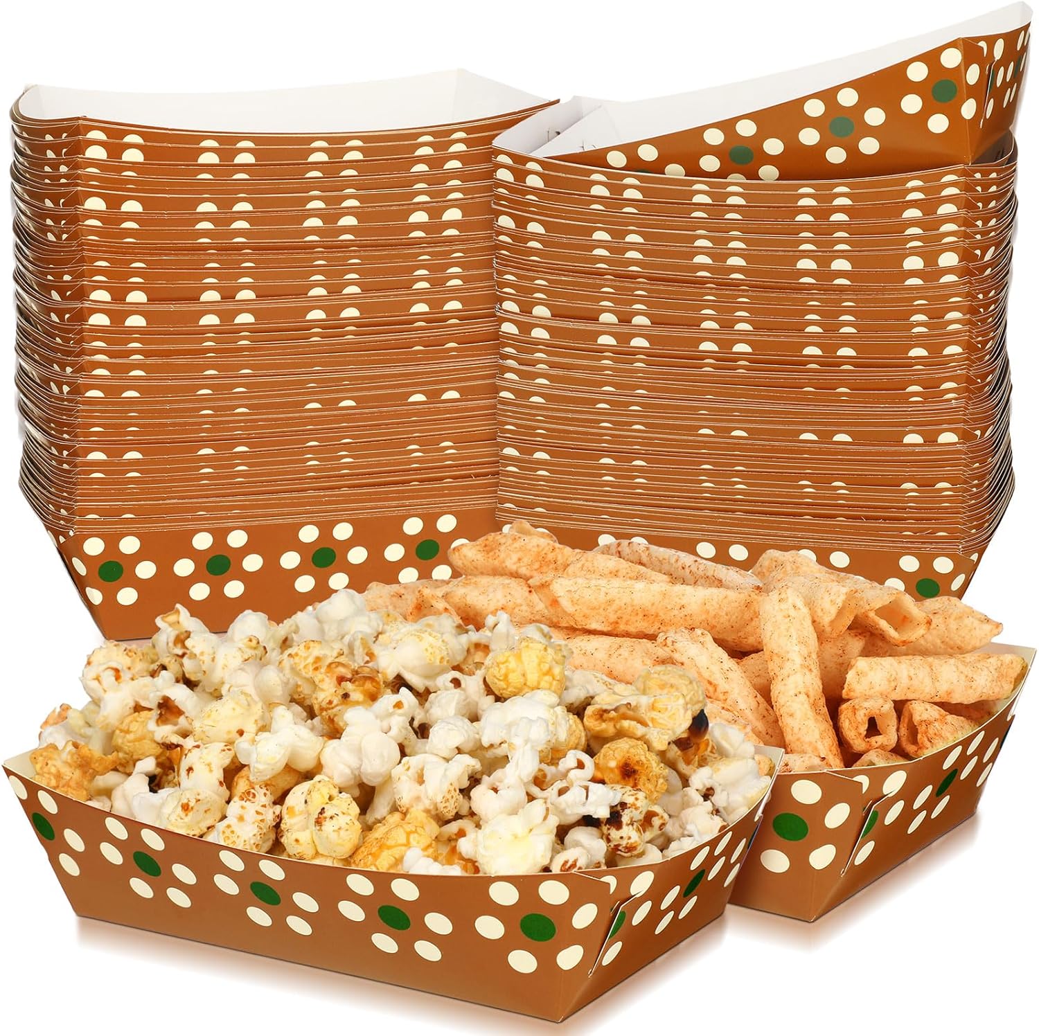 Zhehao 100 Pcs Mexican Snack Trays for Cinco de Mayo Party