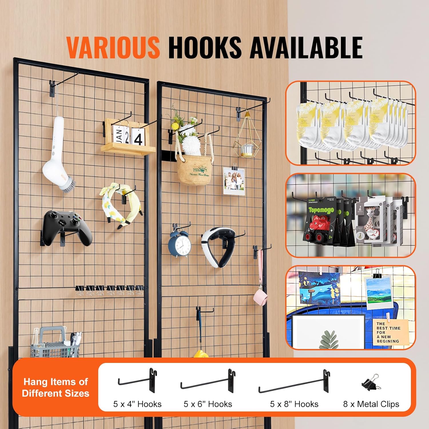 VEVOR 2x56 Gridwall Panels Tower 2 Packs