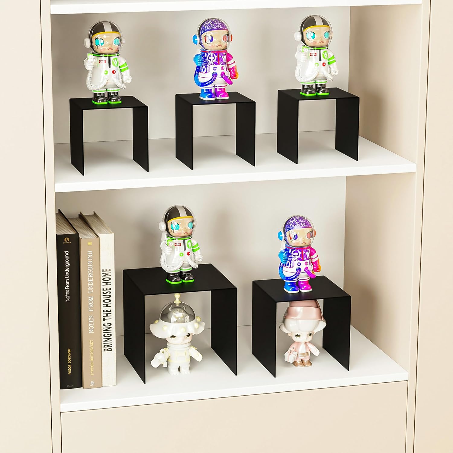 ihomecooker 8 Pack Metal Square Display Riser