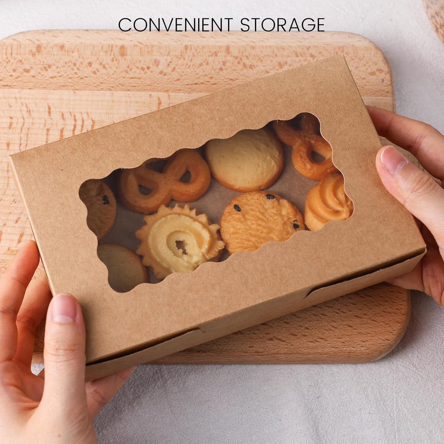 VGOODALL 20PCS Cupcake Boxes with Window