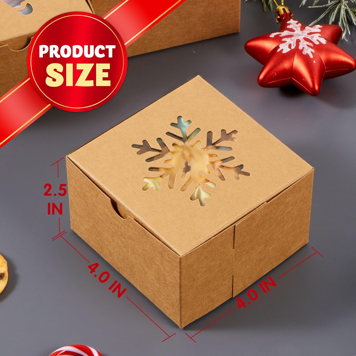 JOYIN 36 Piece Christmas Cookie Box Set