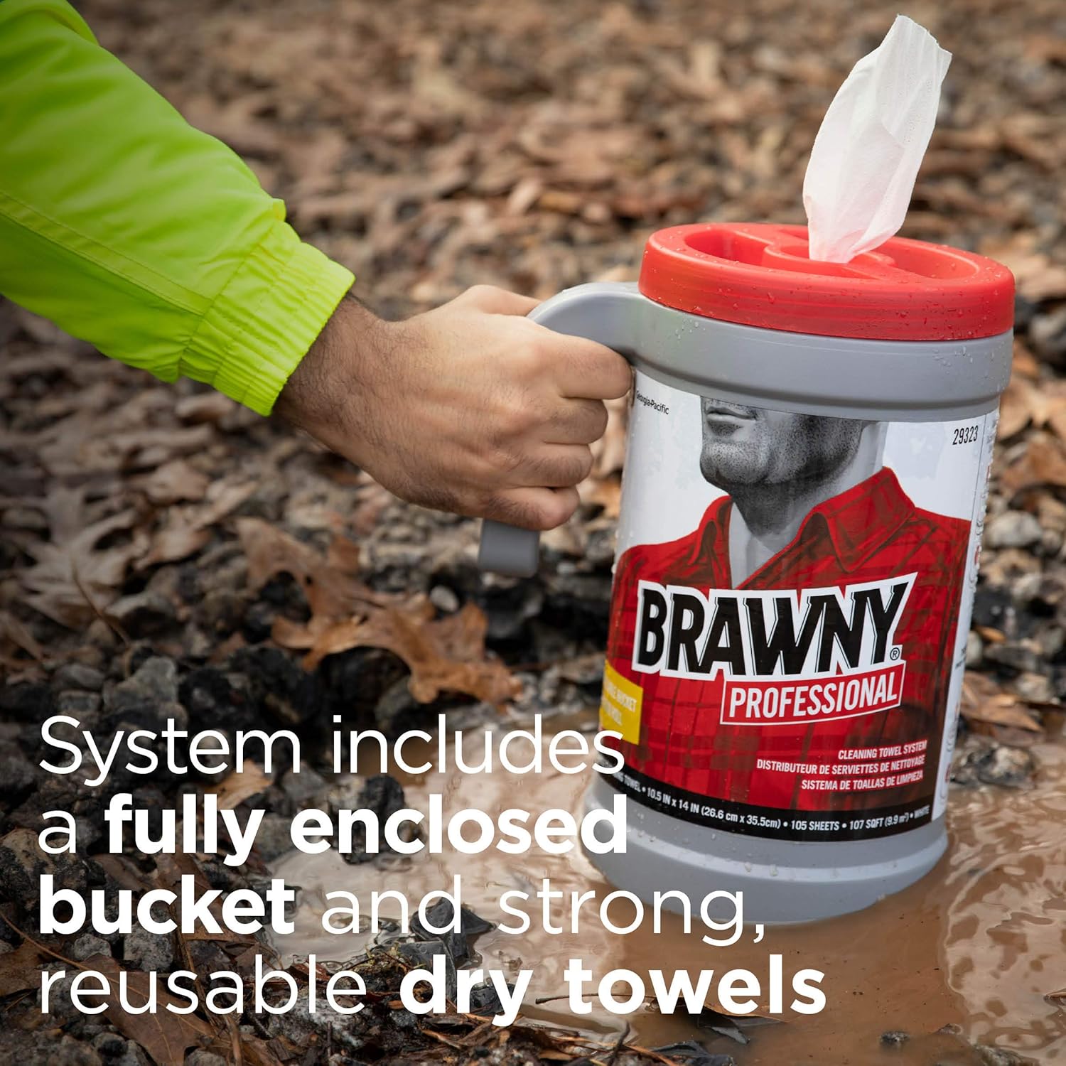 Brawny Professional H700 Cleaning Towel Refill 6 Rolls Case