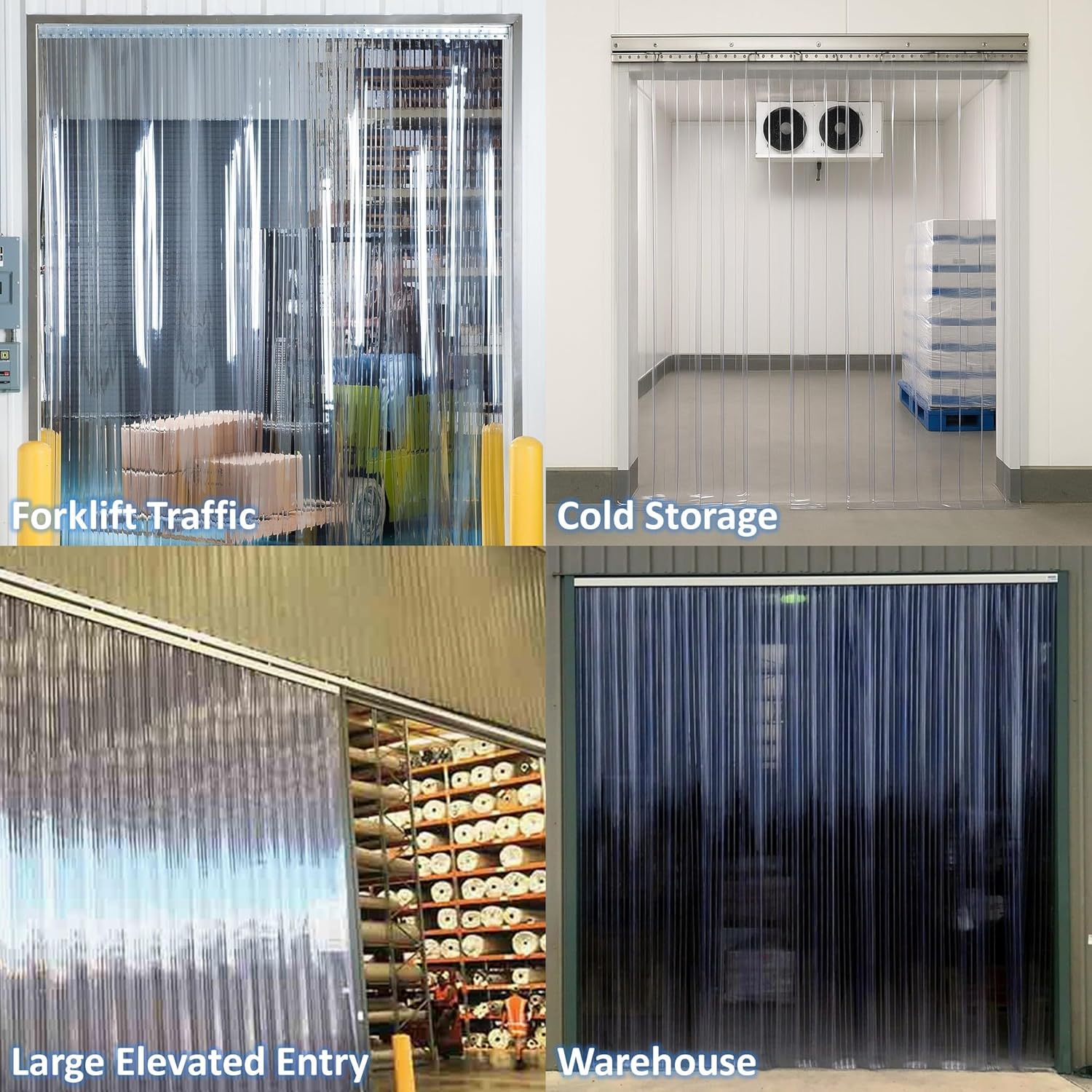 Awoco Aleco 120 in x 120 in Cooler Strip Door Kit
