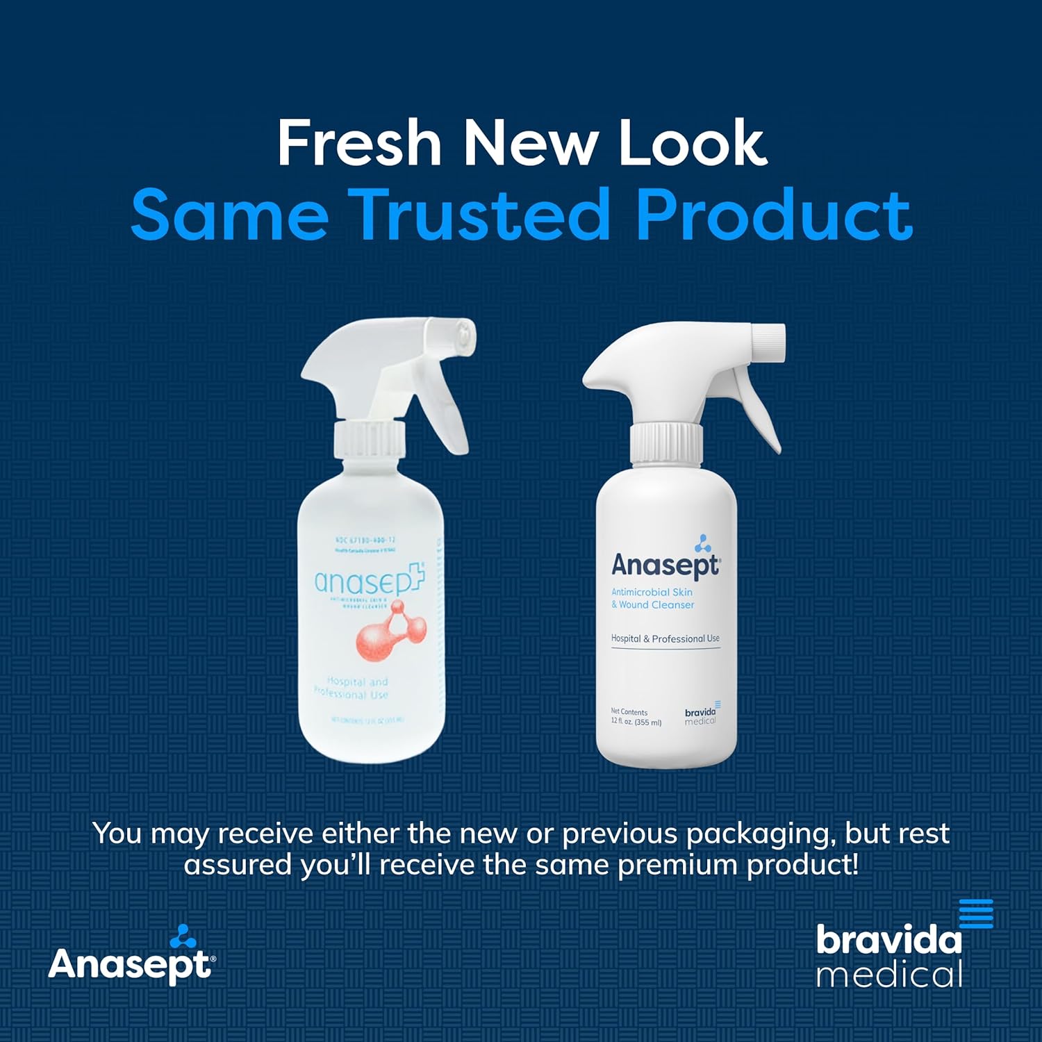 Anasept Skin and Wound Cleanser 12 oz Bottle with Finger Sprayer