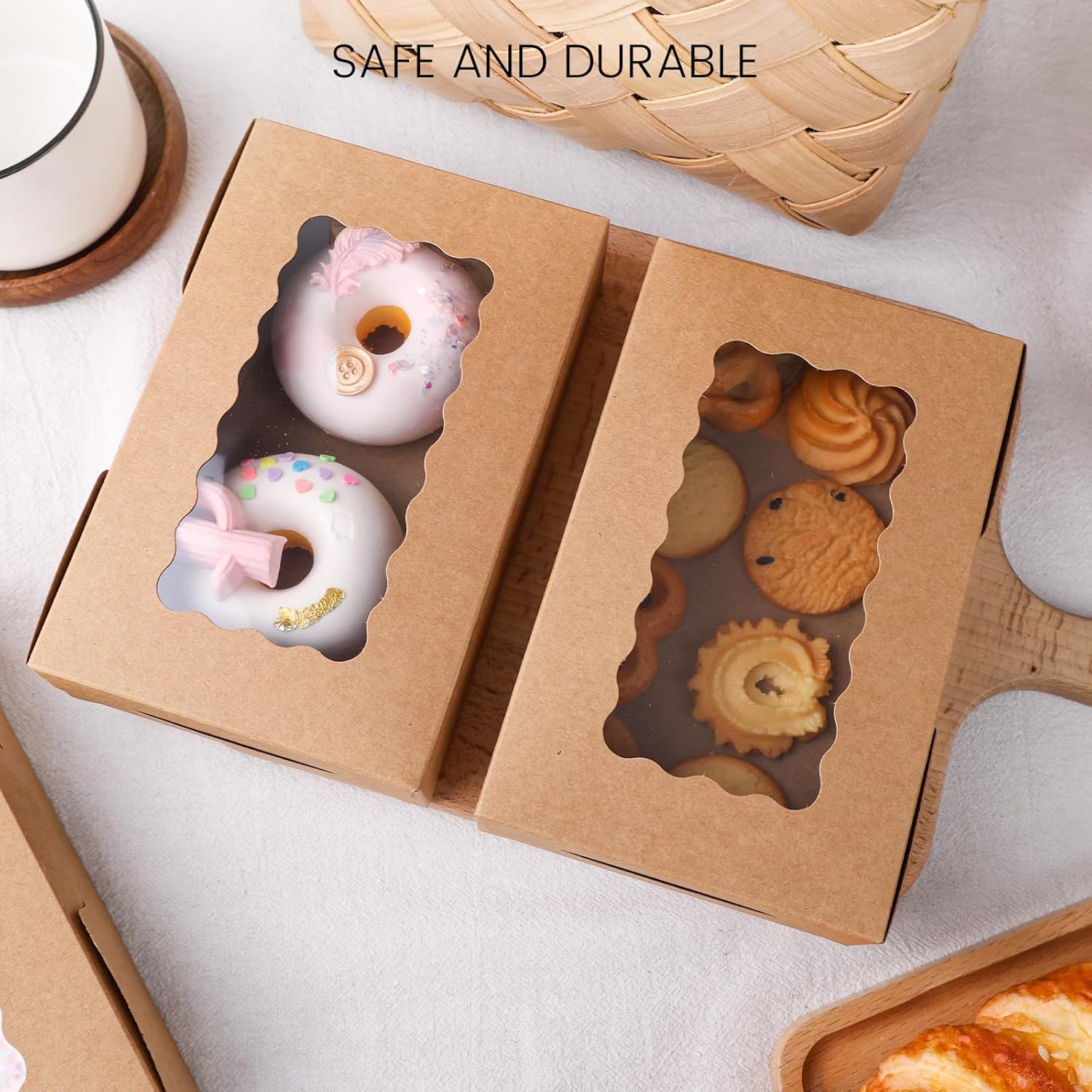 VGOODALL 20PCS Cupcake Boxes with Window
