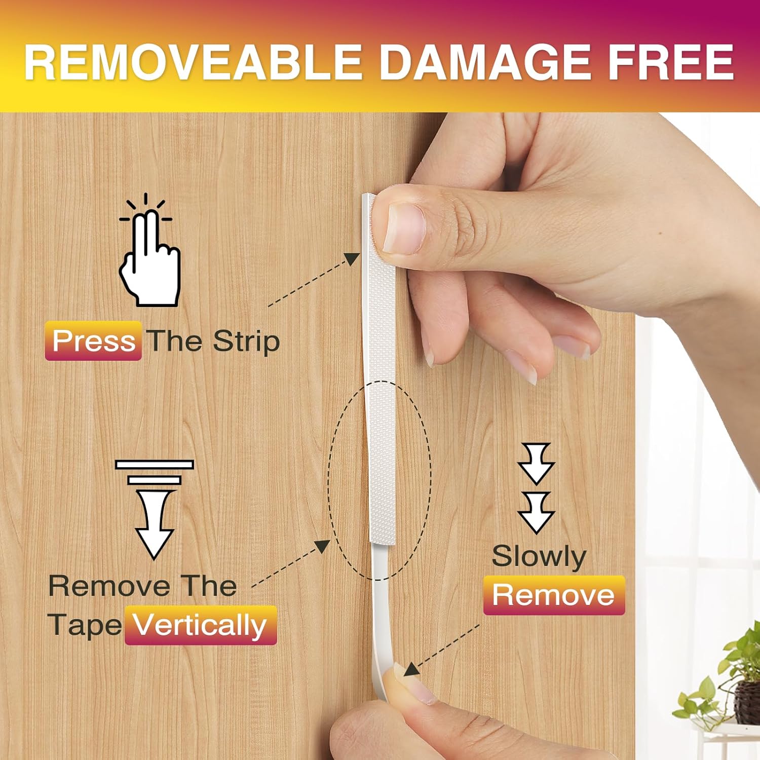 Summerbrite Heavy Duty Picture Hanging Strips 20 Pairs