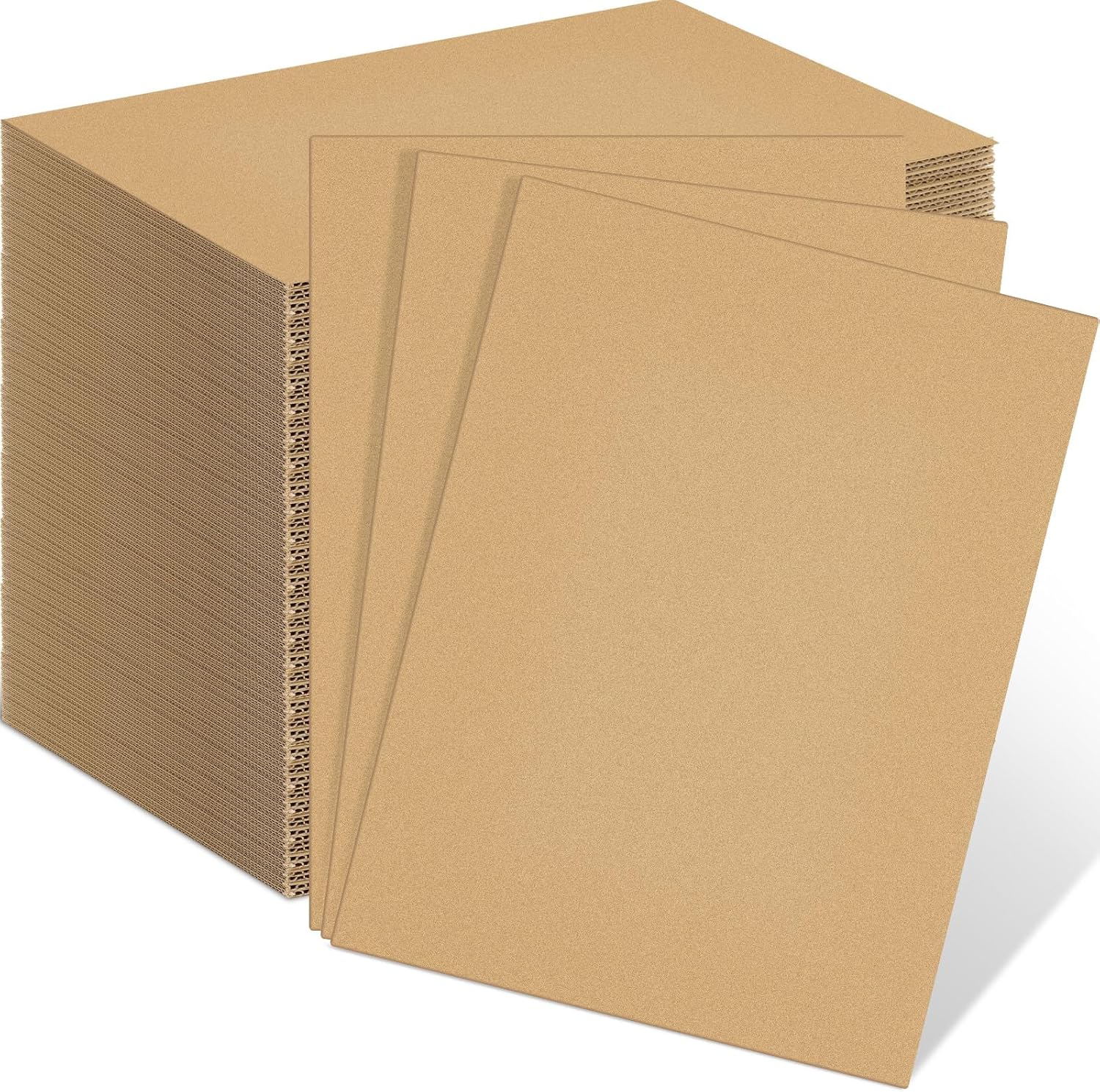 Henoyso 110 Pack 9x12 Inch Corrugated Cardboard Sheets