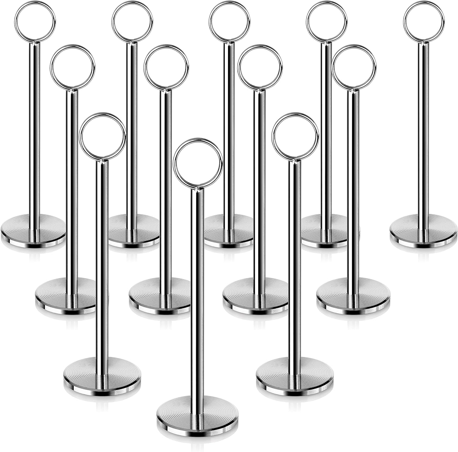 New Star Foodservice 23336 Ring Clip Table Number Holder Set of 12