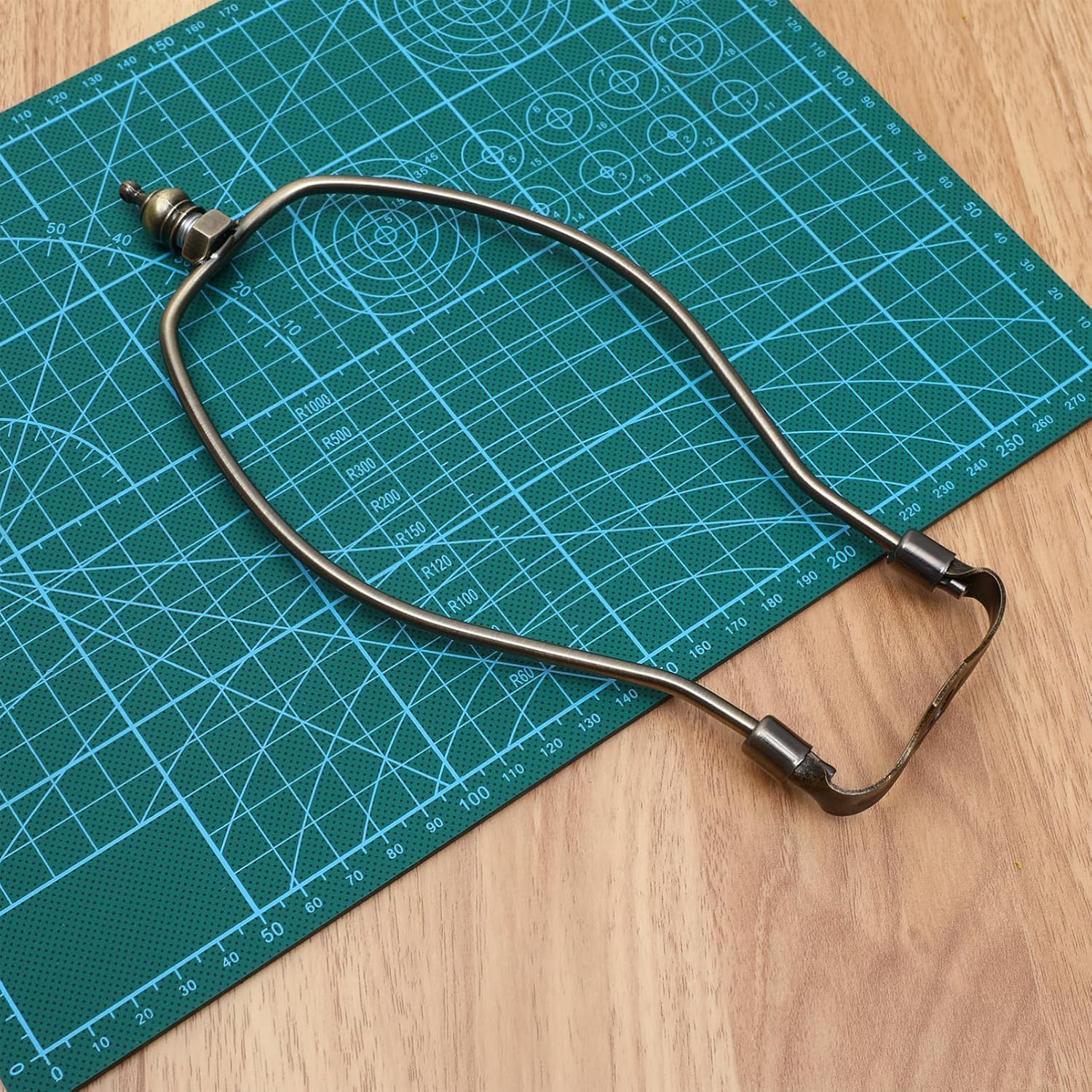 POPETPOP 6 Inch Brass Lamp Harp Holder Kit