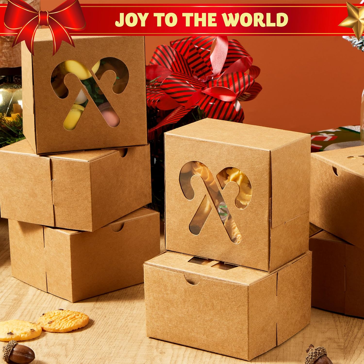 JOYIN 36 Piece Christmas Cookie Box Set