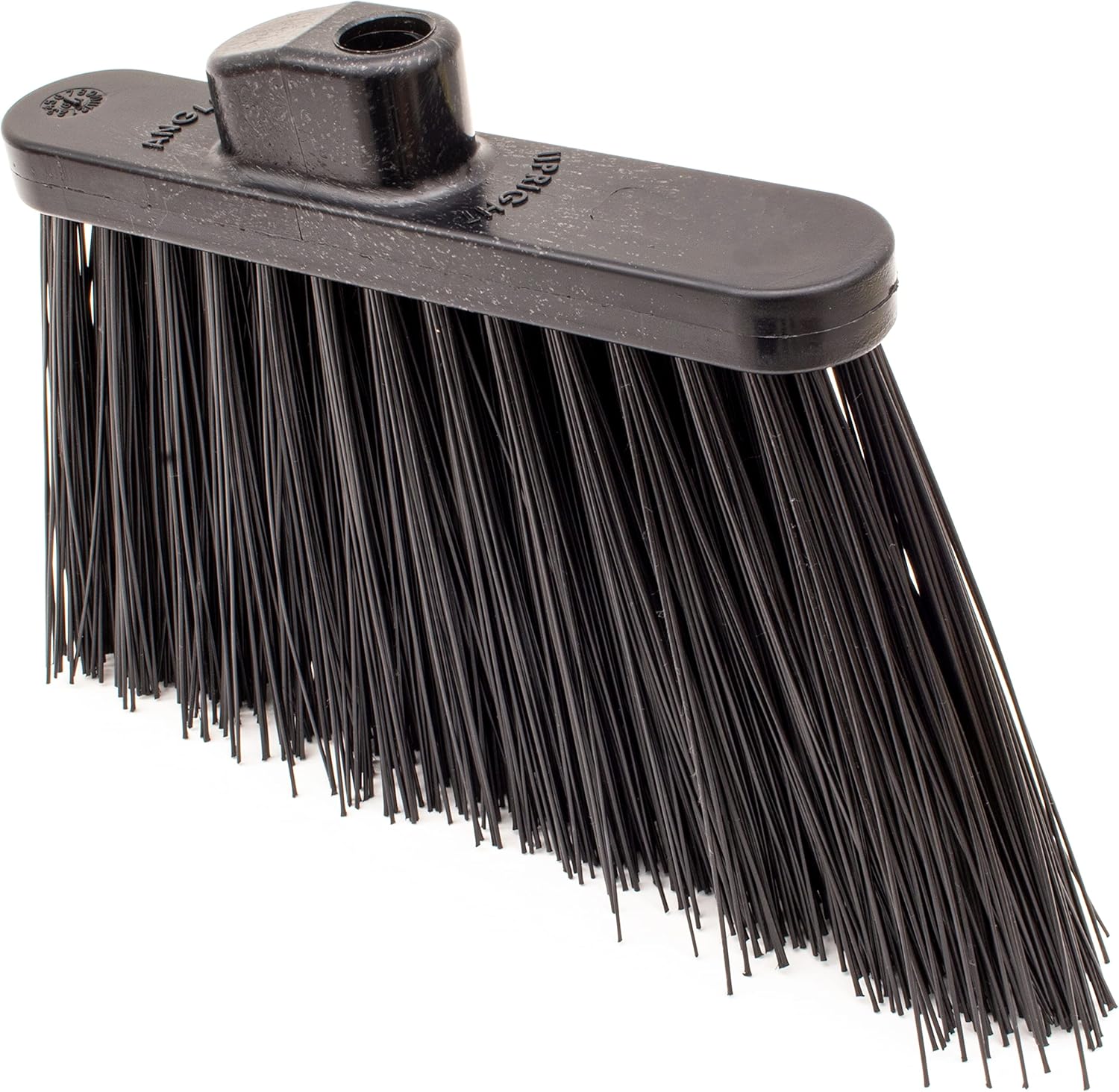 SPARTA 12 Inch Angled Plastic Broom Head Black